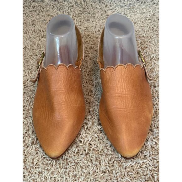 Bali ELF Mangrove Leather Slingback Flats Tan Size 9.5 - Picture 3 of 8